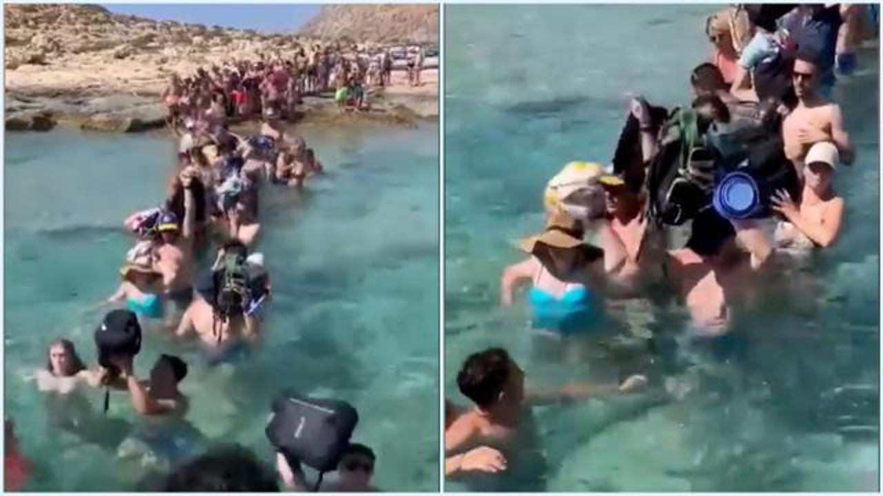 creta disavventura turisti traghetto riva