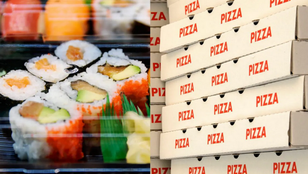 ordina pizze sushi pompe funebri lodi