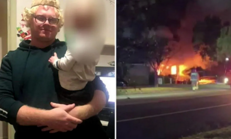 sydney padre incendia casa uccidere figli morti feriti arresto