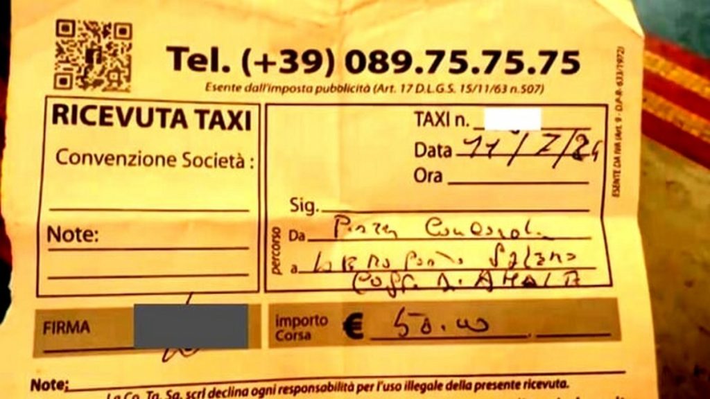 aeroporto salerno costa amalfi polemica costi taxi