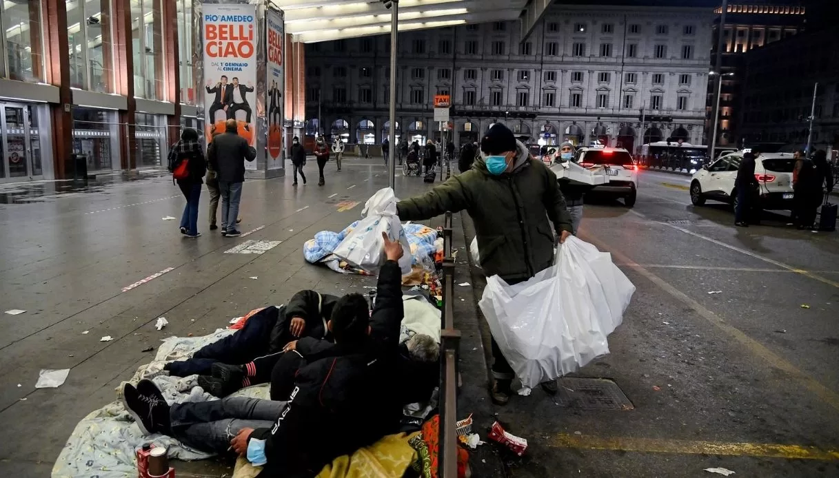 roma uomo sparato senzatetto
