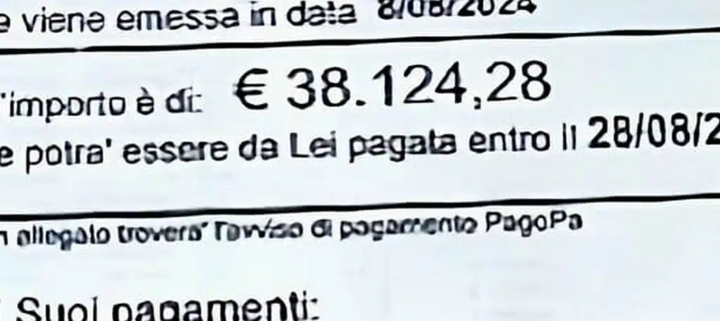 bolletta luce capogiro lioni famiglia malore errore lettura contatore