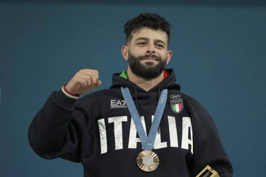 antonino pizzolato bronzo sollevamento pesi olimpiadi 2024