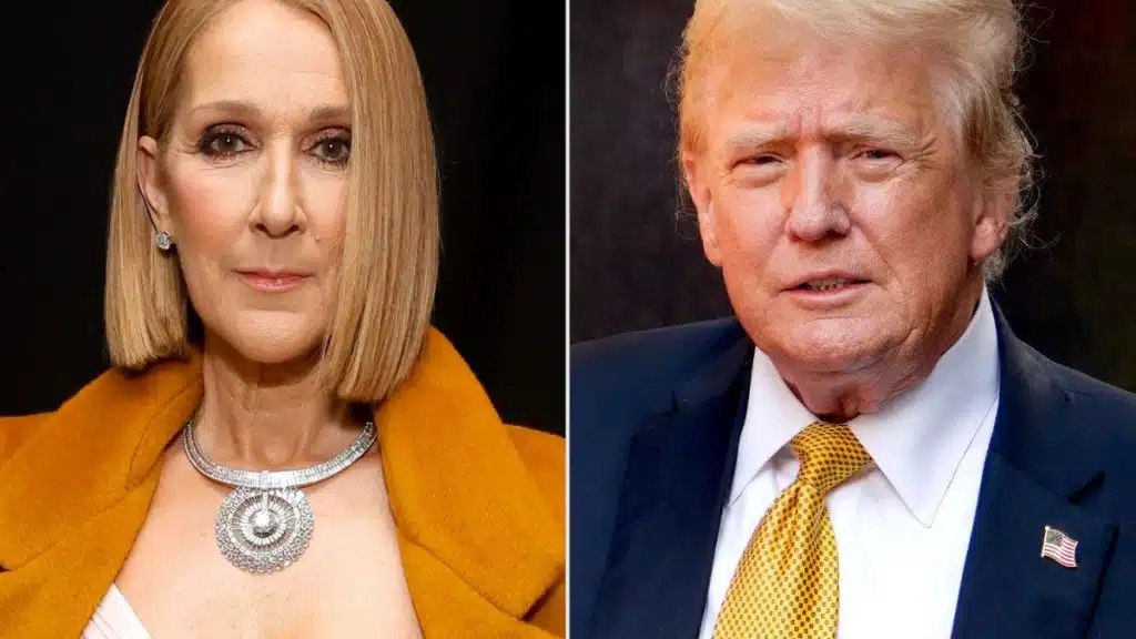 Celine Dion attacca Donal Trump colpa Titanic