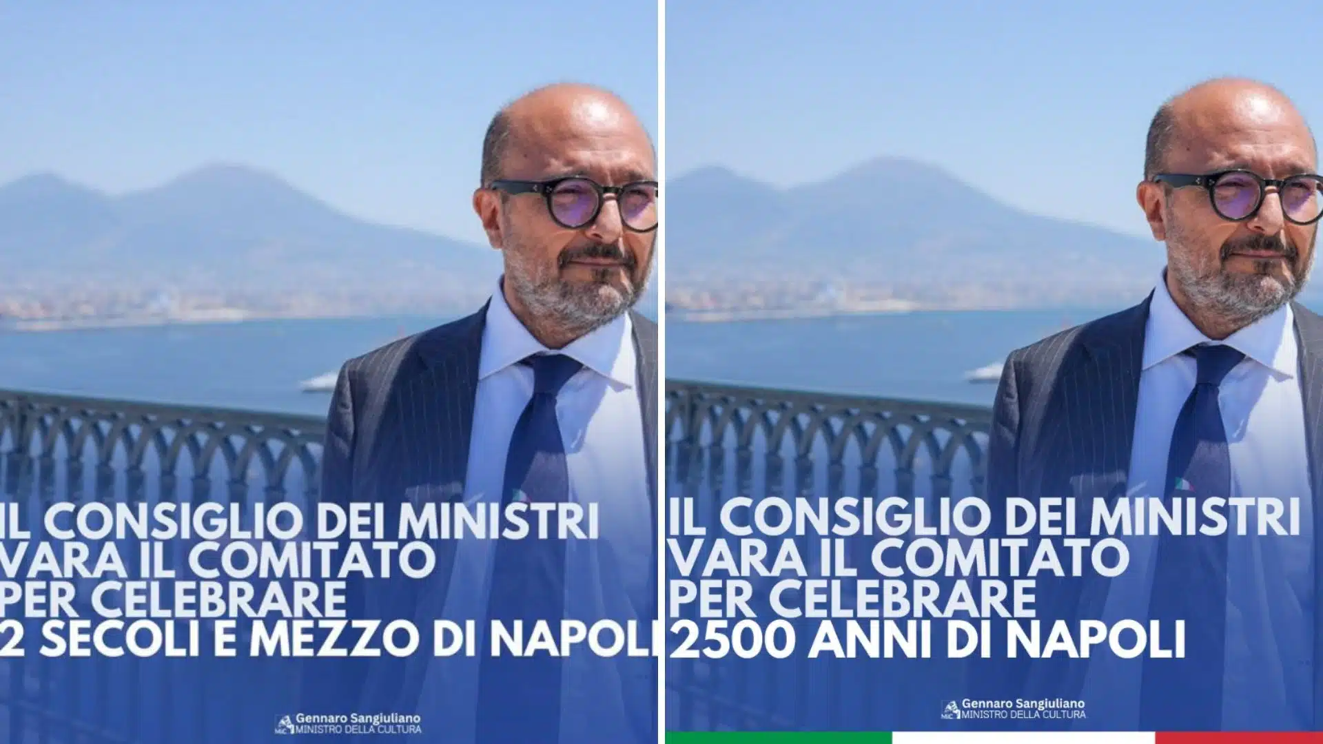 Gaffe Napoli dimette social media manager ministro Sangiuliano