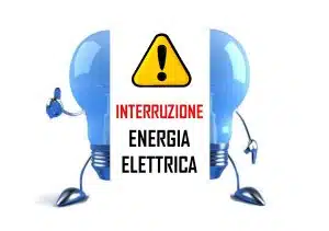 Avviso interruzione elettrica