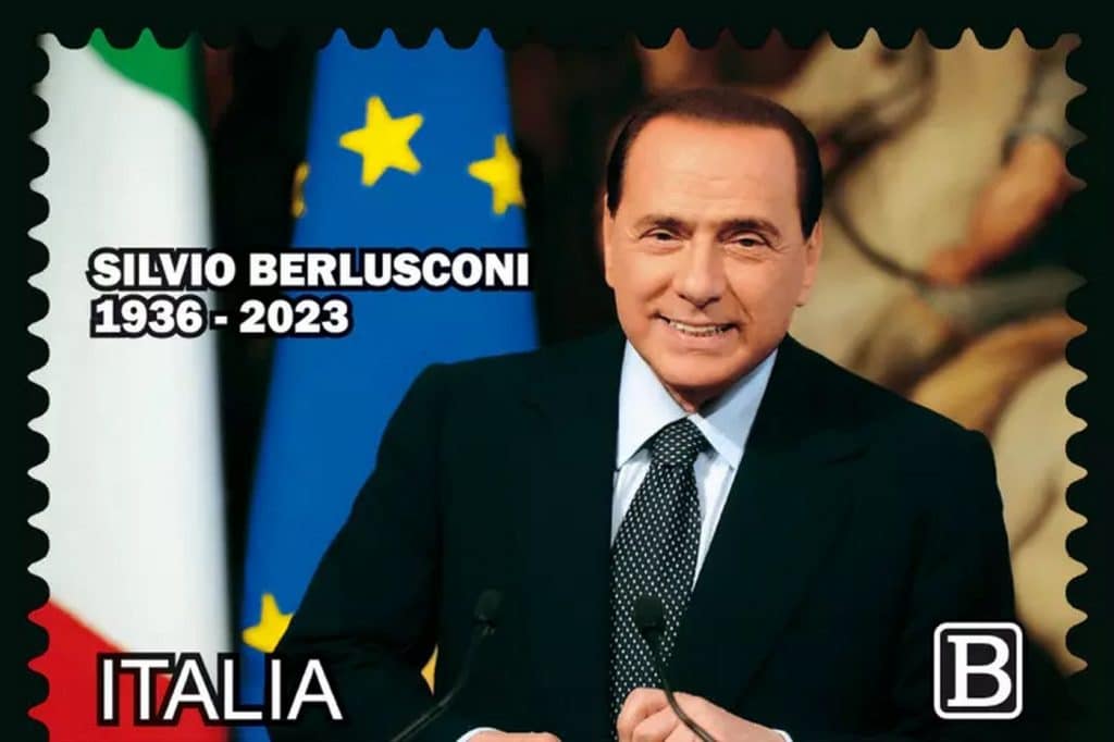 Poste Italiane ricorda Silvio Berlusconi speciale francobollo