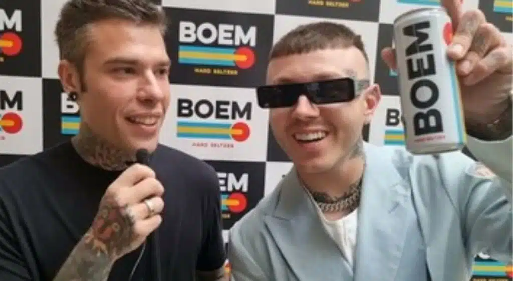 Fedez Lazza flop bibita Boem