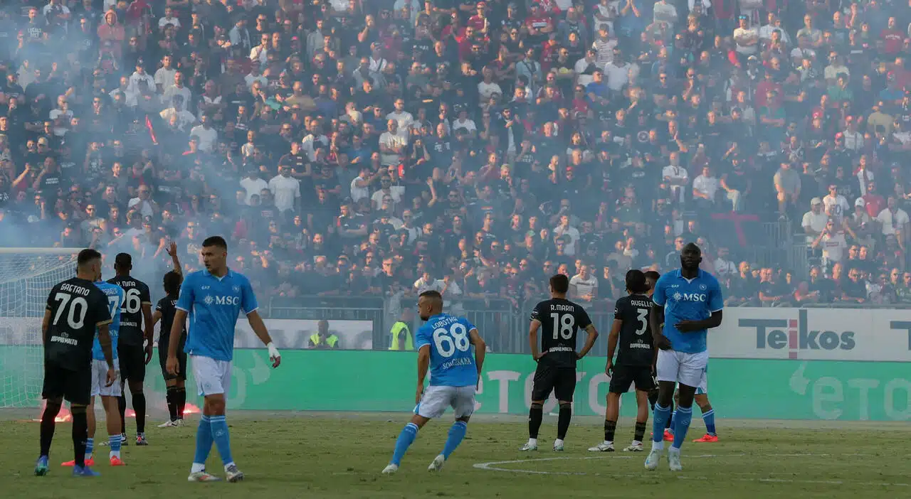 scontri cagliari napoli commenti offensivi giornalista