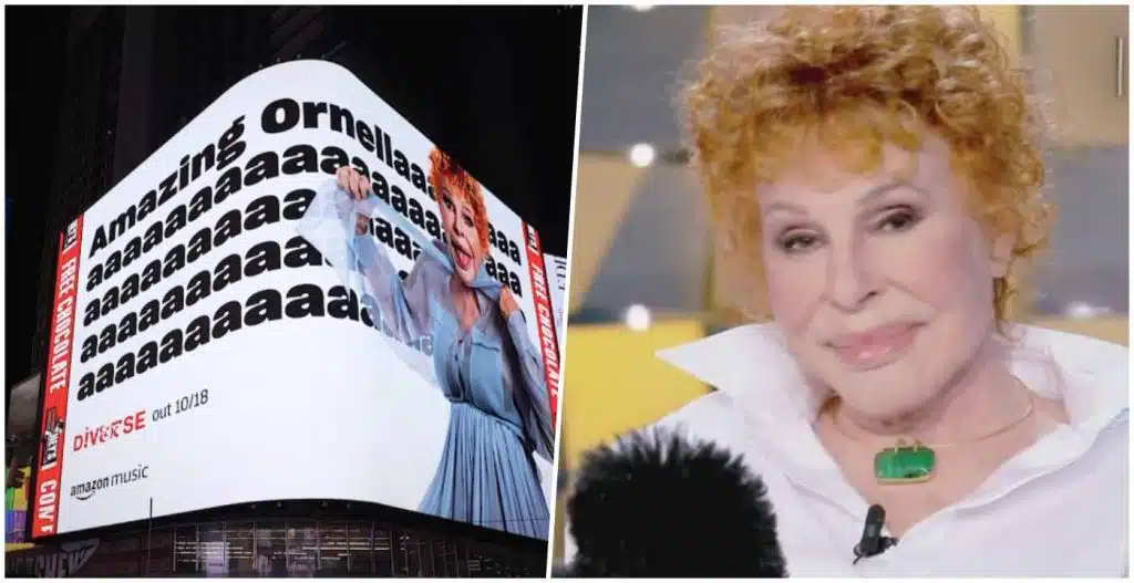 Ornella Vanoni festeggia 90 anni omaggio Times Square