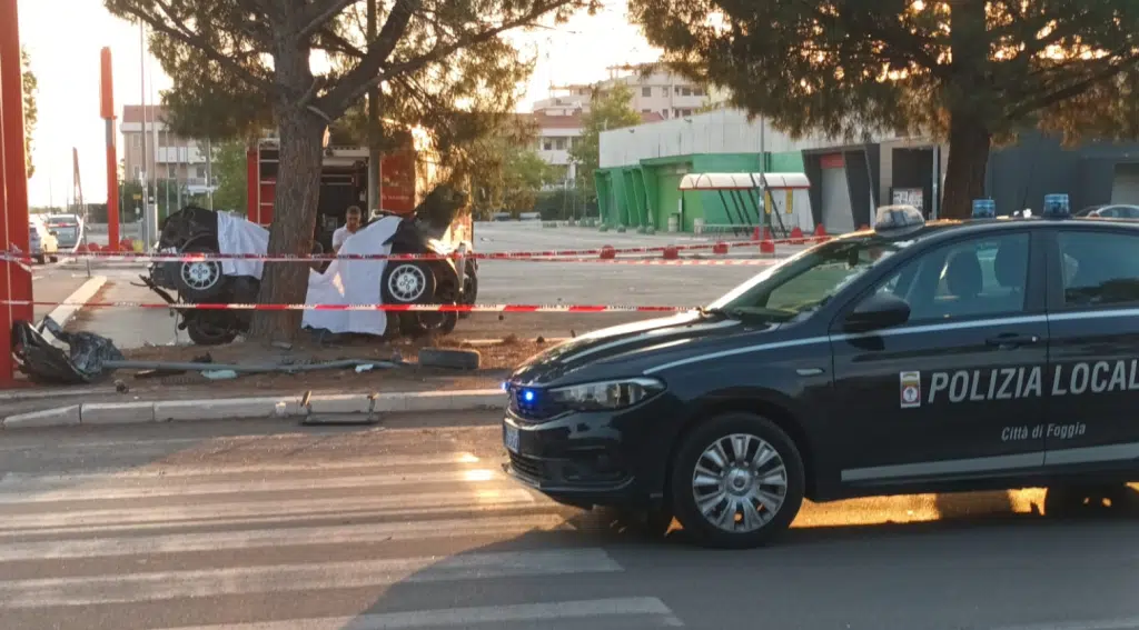 Incidente Foggia morto minorenne