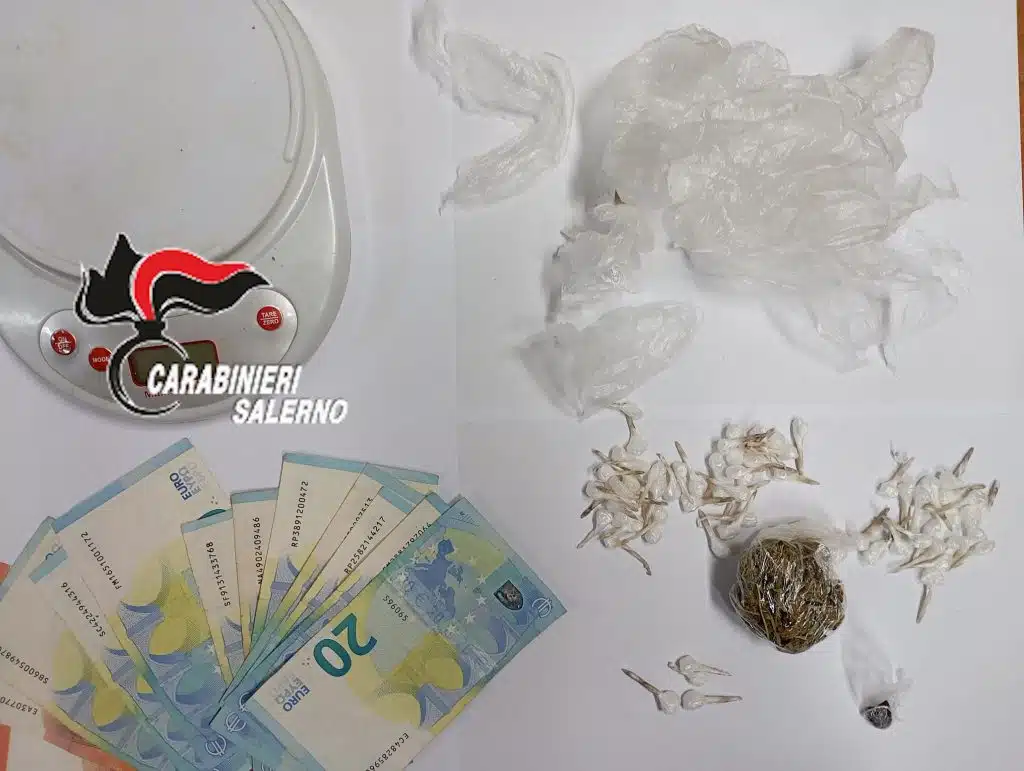 cocaina crack hashish nocera inferiore arrestato