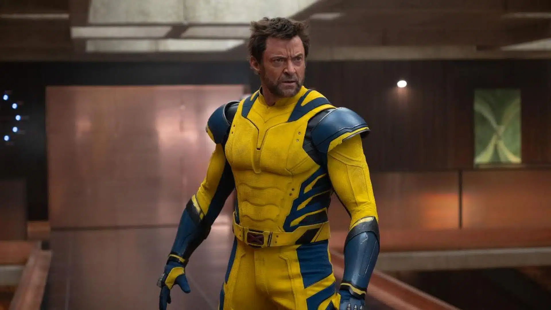 Hugh Jackman pugnalato persona artigli Wolverine