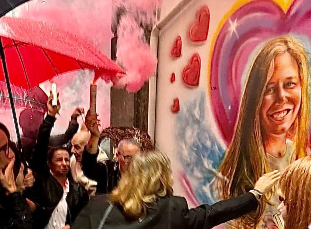 Napoli, inaugurato il murale dedicato a Chiara Jaconis