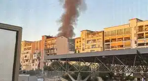 Incendio Salerno fiamme garage quartiere Italia