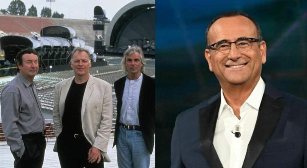 Carlo Conti reunion Pink Floyd Sanremo 2025