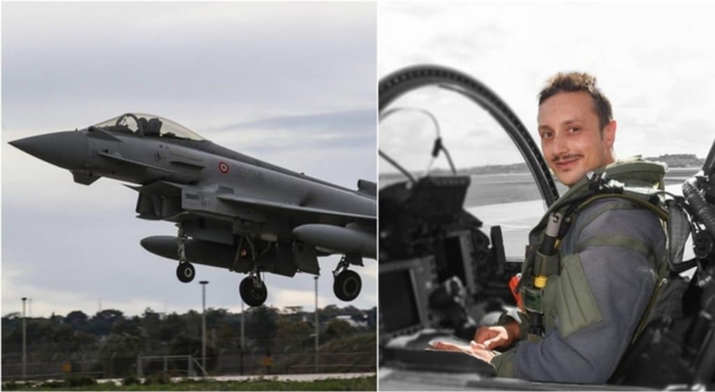 eurofighter caduto birgi indagati ufficiali morte pilota antonio fabio altruda