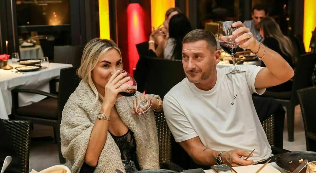 totti noemi vacanza miami