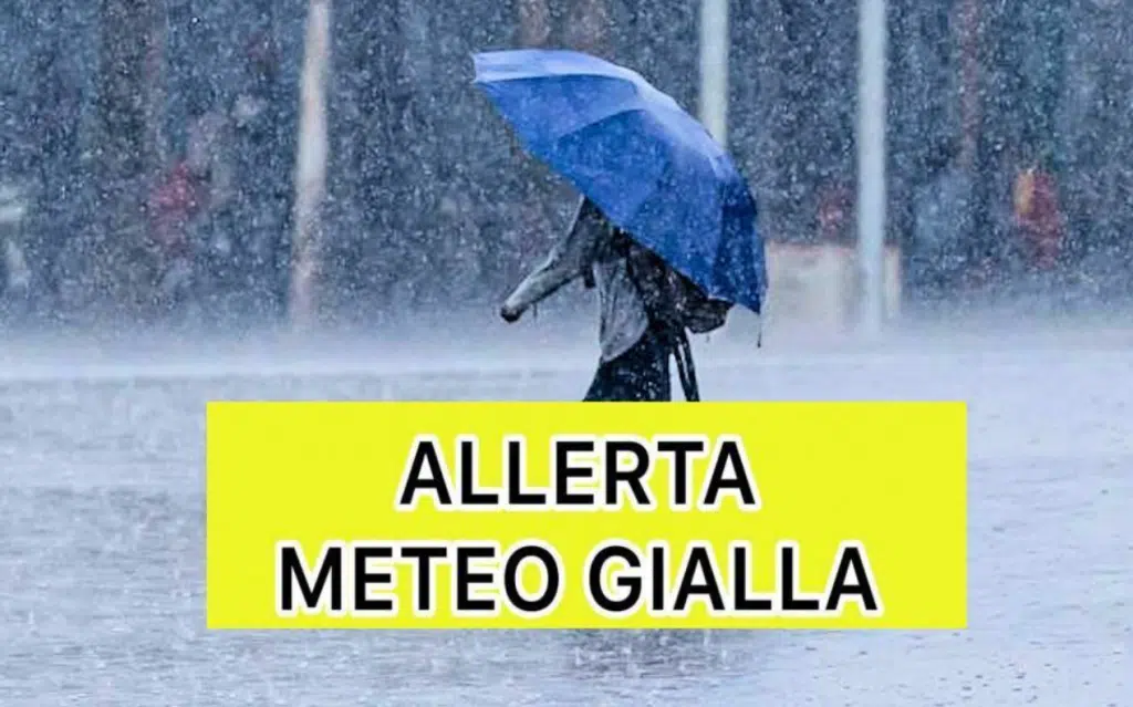 allerta meteo gialla