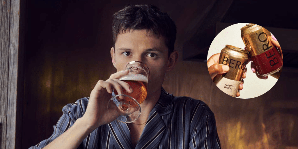 Tom Holland birra analcolica Bero