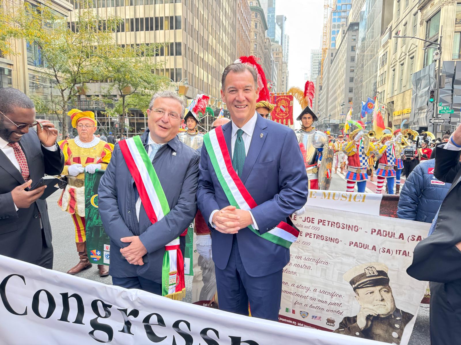 Columbus Day delegazione Petrosino New York