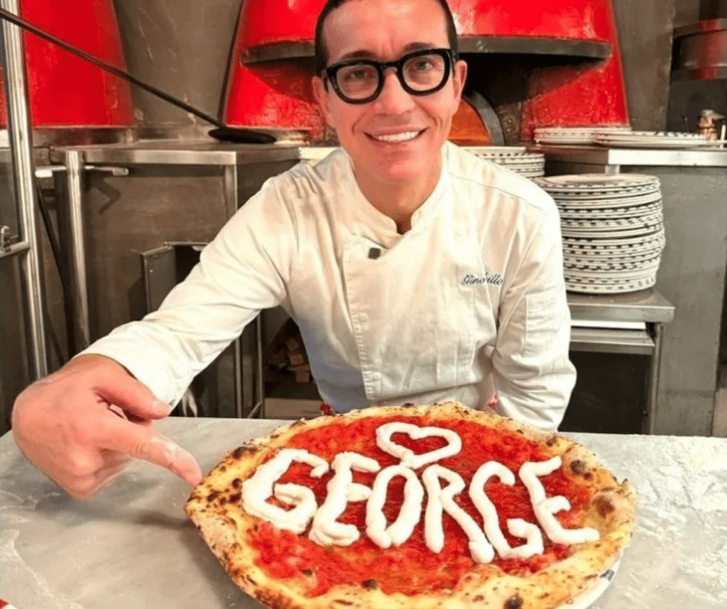 La pizza dedicata al principe George