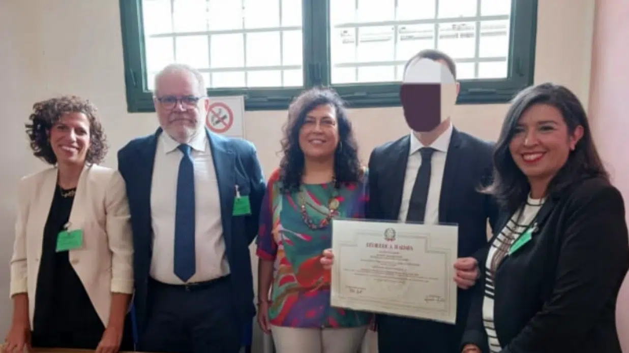 Detenuto si laurea in architettura con il massimo dei voti