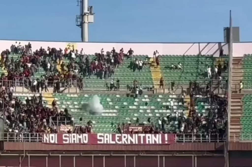 palermo salernitana daspo tifoso