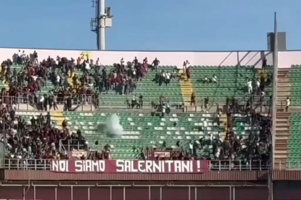 palermo salernitana daspo tifoso