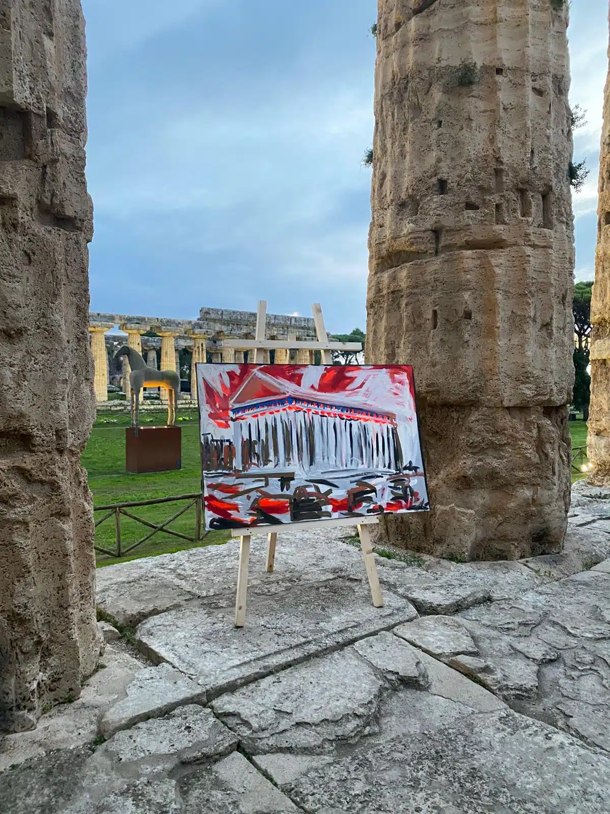 Dentro il tempio di Nettuno