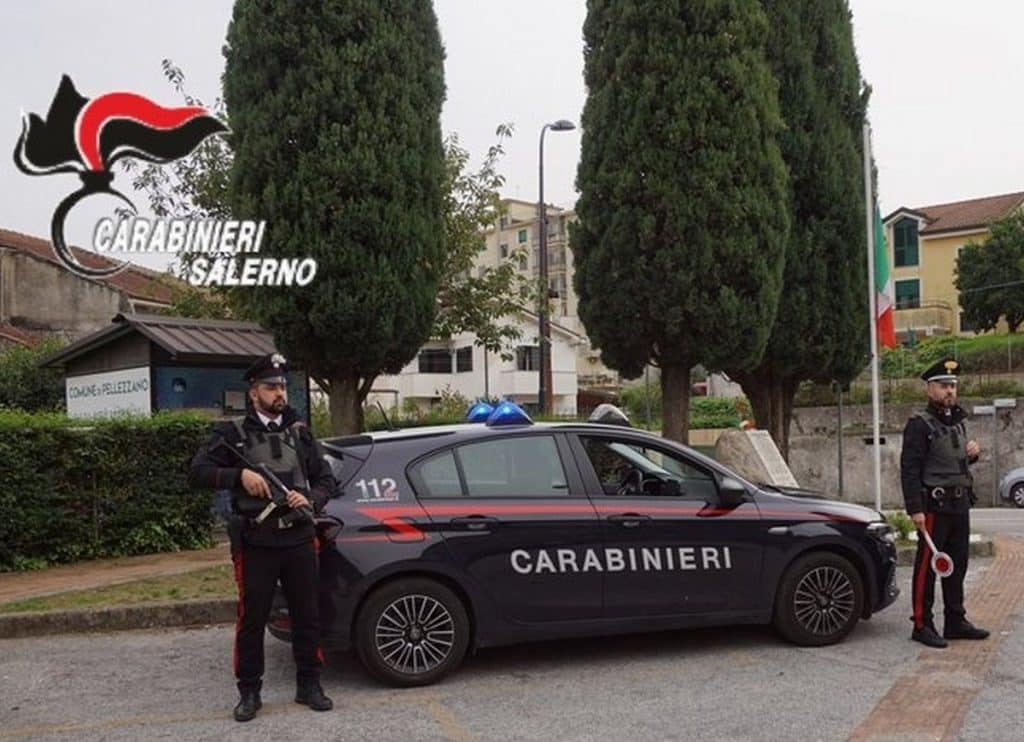 carabinieri cercano armi droga Roccapiemonte Pellezzano