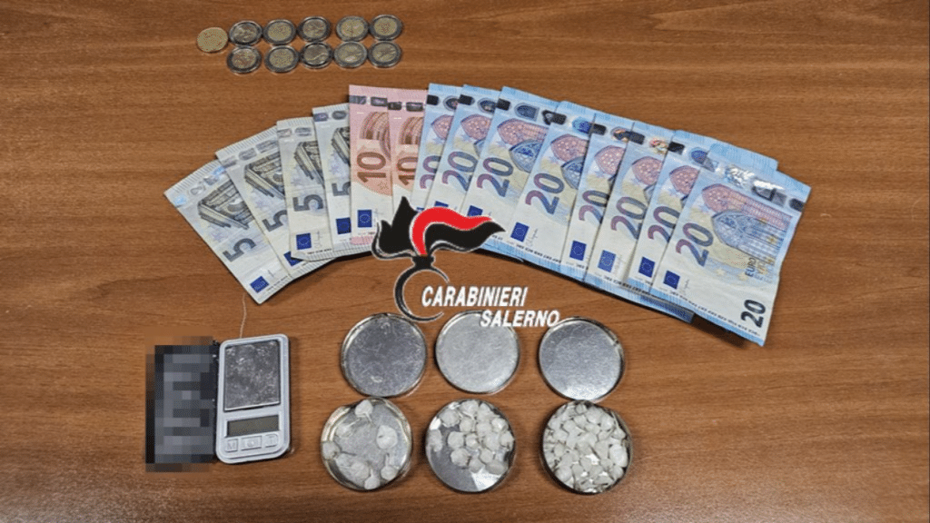 Pusher arrestato per spaccio