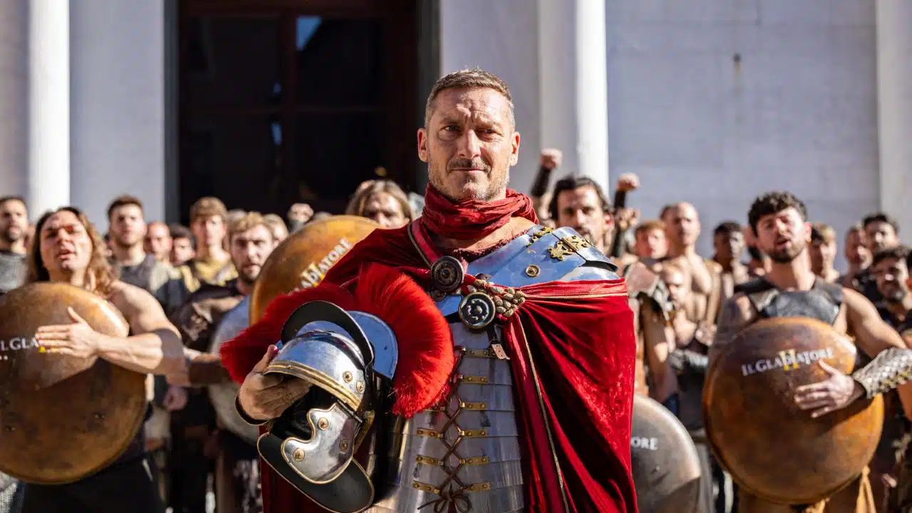 francesco totti gladiatore lucca comics