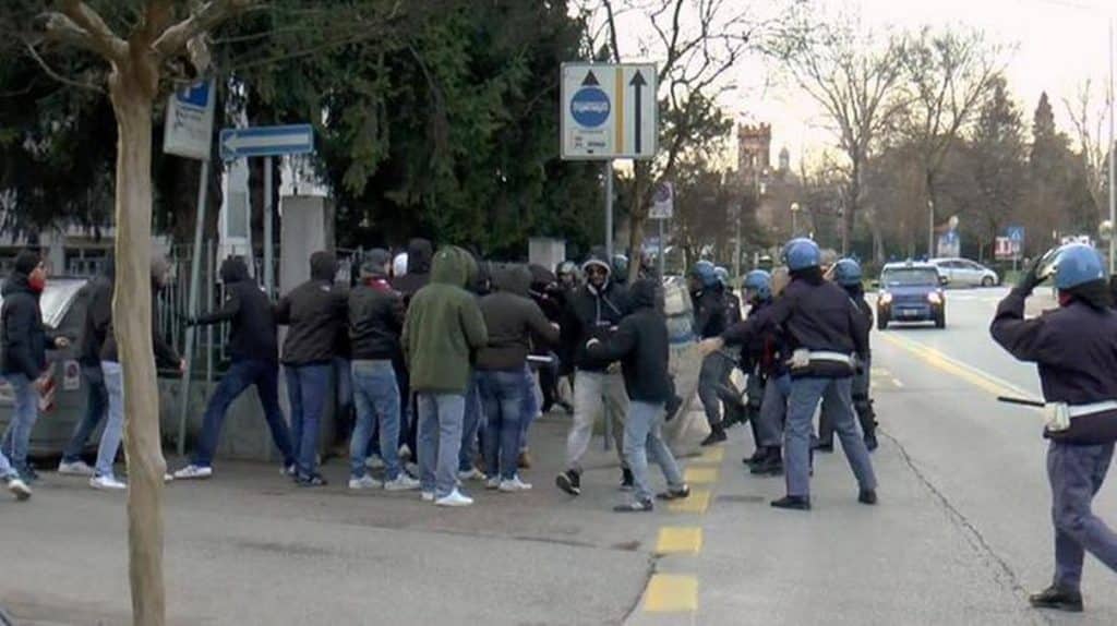 scontri partita vicenza-Avellino emessi daspo