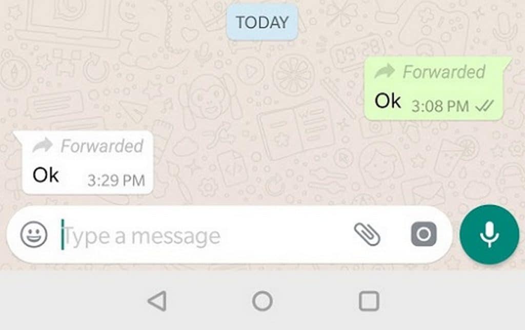 whatsapp novità messaggi inoltrati