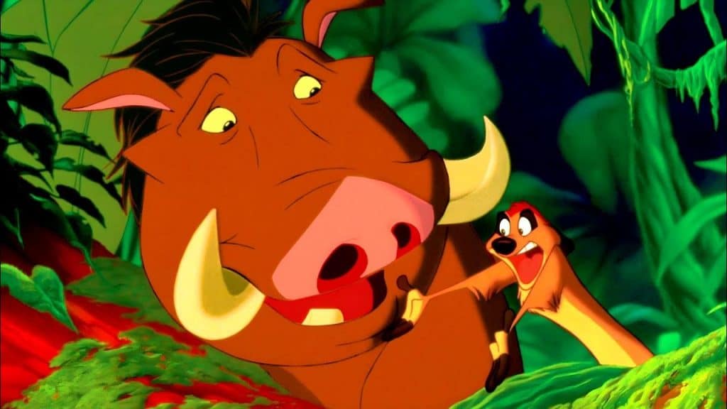 timon pumbaa can you feel the love