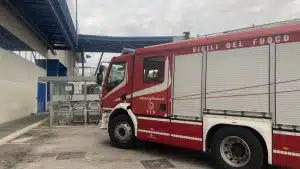 benevento incendio centro commerciale