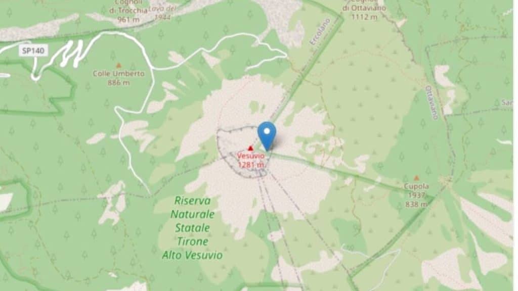 terremoto vesuvio oggi 23 novembre