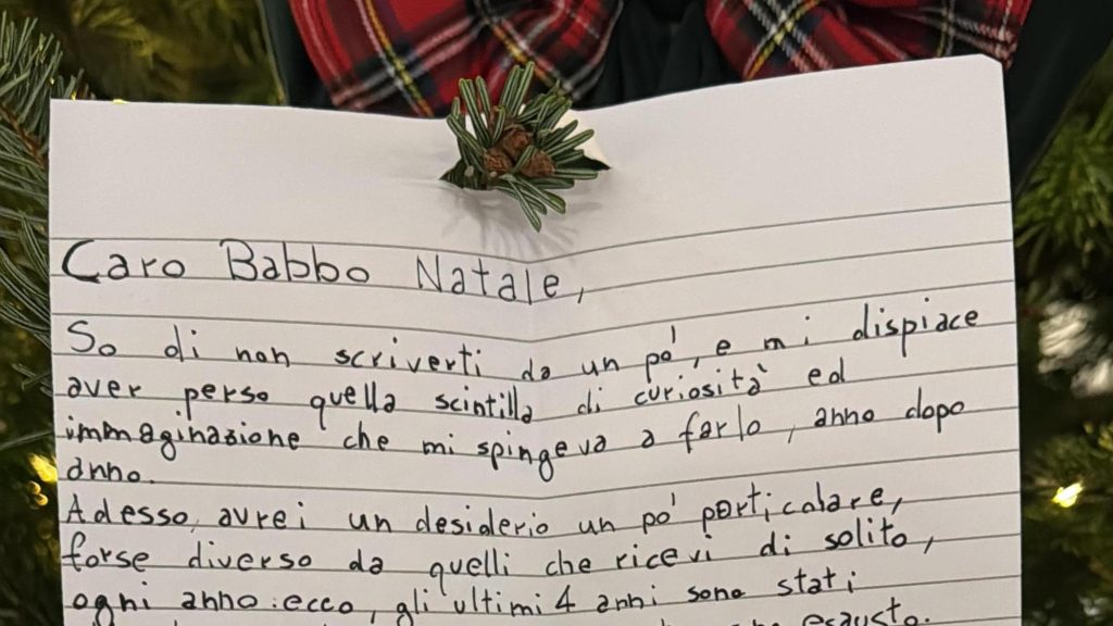 Bari messaggio desolante albero Natale Politecnico