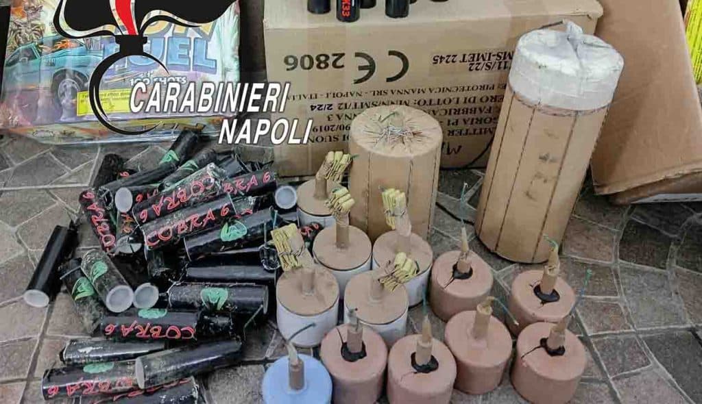 gragnano arresto fuochi artificio illegali