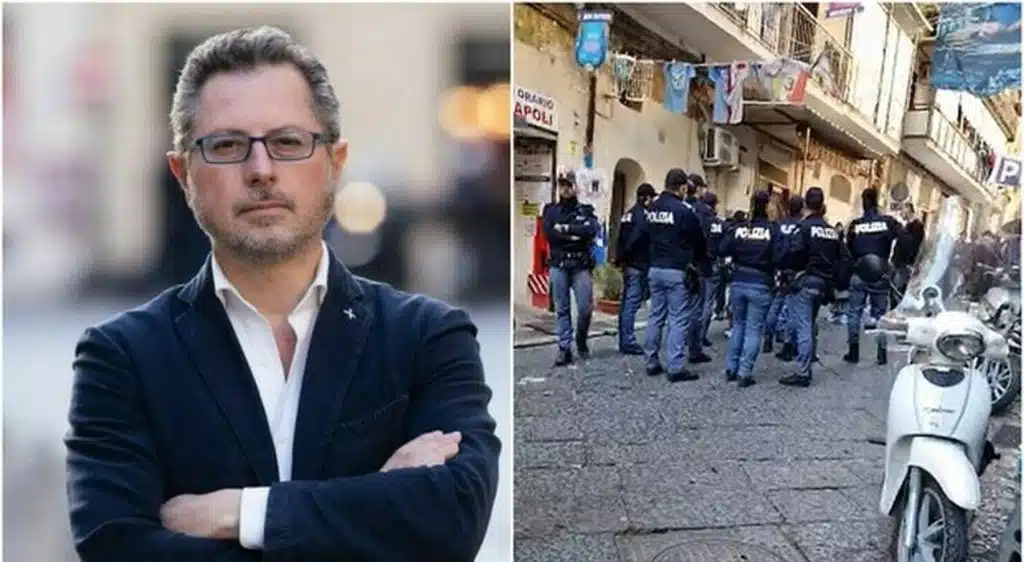 napoli aggredito francesco emilio borrelli