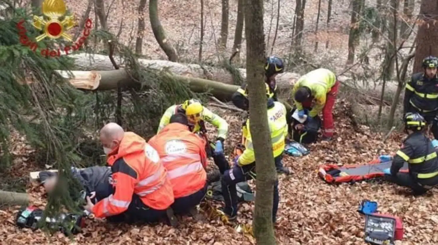 incidente bergamo motosega 5 dicembre