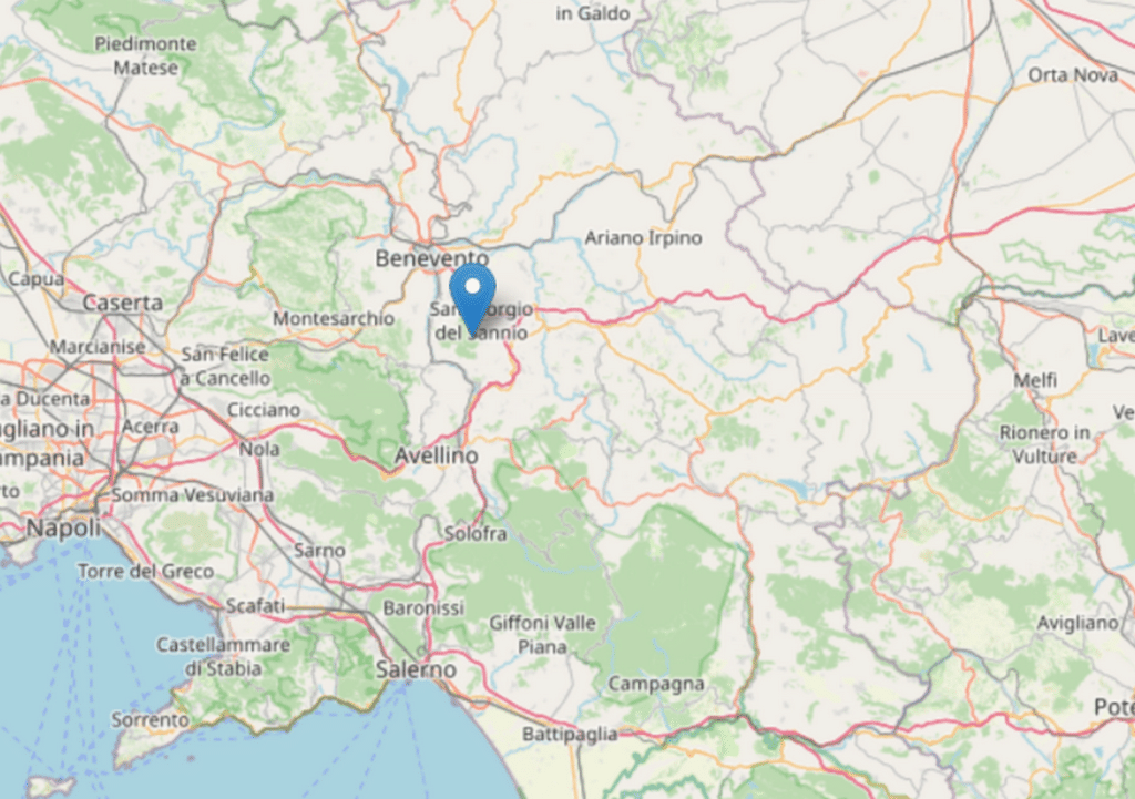 montefusco terremoto oggi 20 dicembre