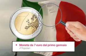 nuova moneta 7 euro arrivo primo gennaio notizia virale falsa