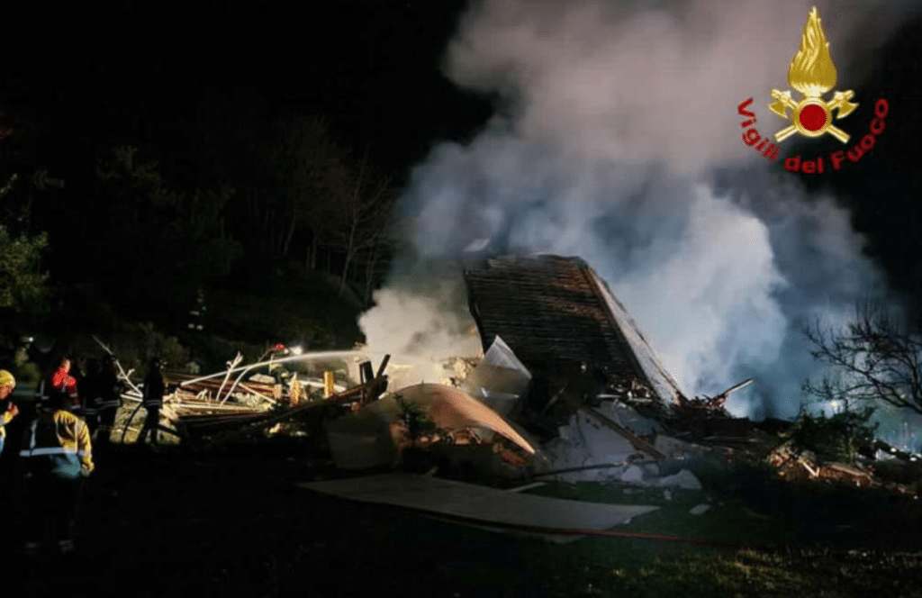 Lucca donna morta esplosione villetta 