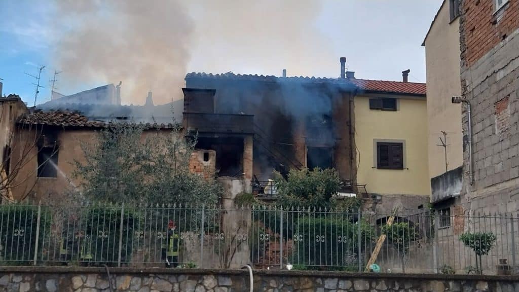 Incendio abitazione Giffoni