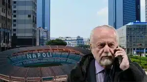 stadio centro direzionale napoli dichiarazioni de laurentiis