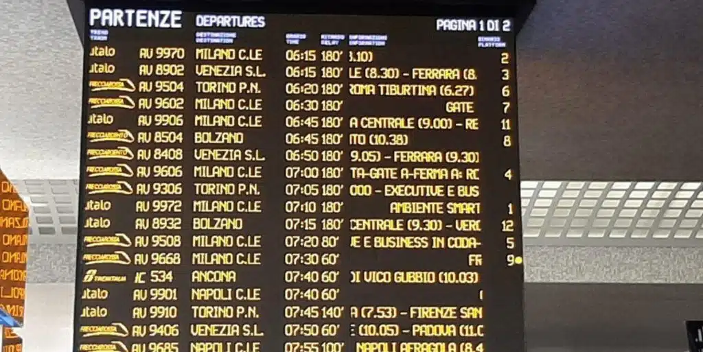 licenziata ritardi treni firenze reintegro