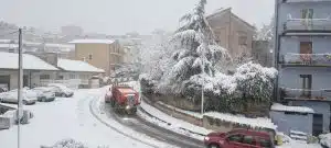 maltempo campania neve danni oggi 12 gennaio