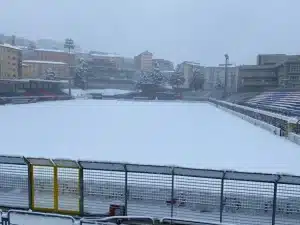 rinviata potenza benevento serie c maltempo disagi campania basilicata